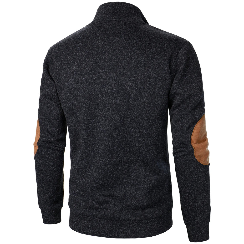 René | Strickpullover mit Wildleder-Details