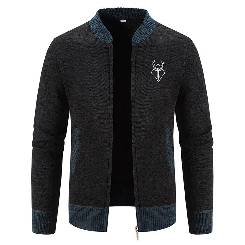 Ferrian - Strickjacke mit Reißverschluss und Taschen