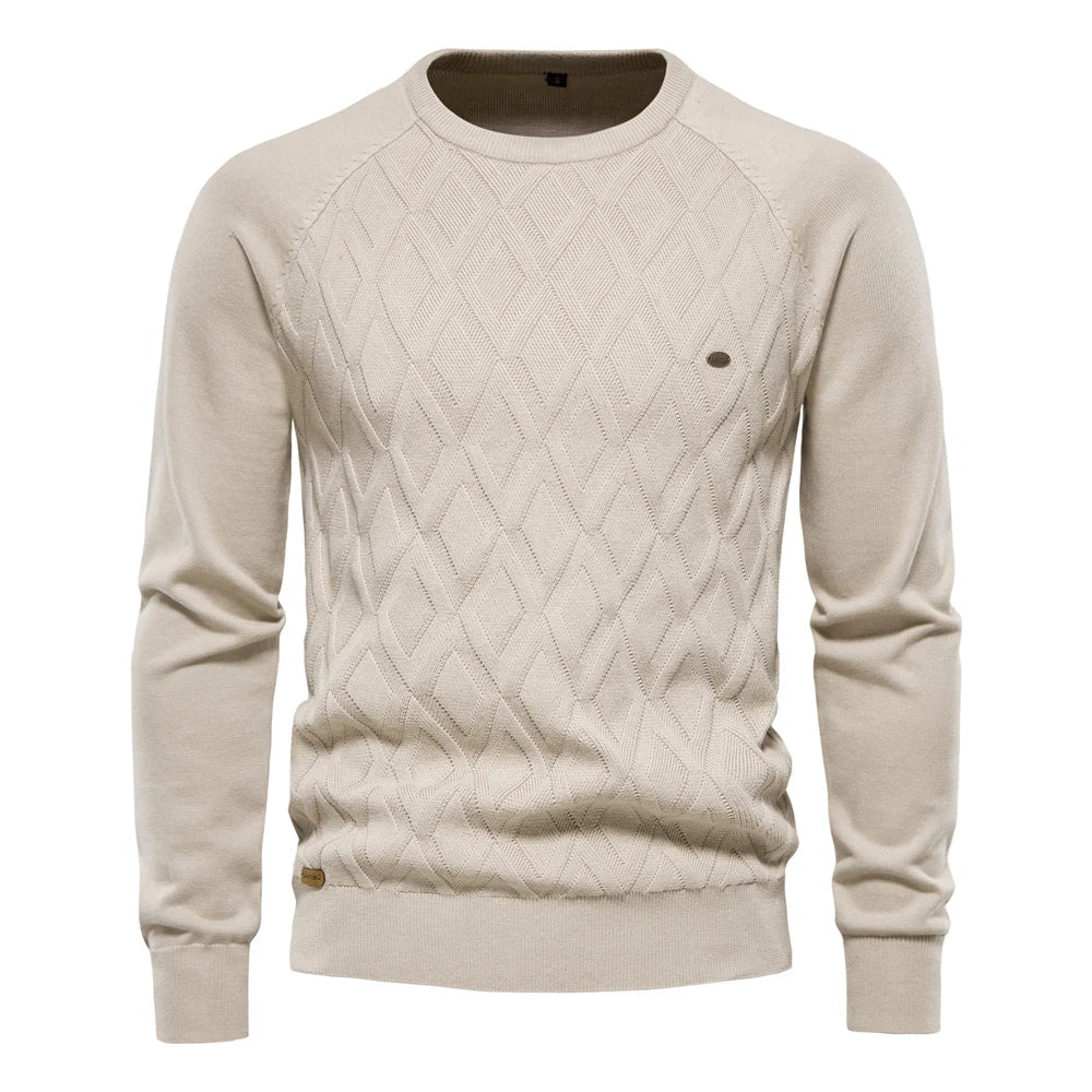 BOSSHARD | Herrenpullover mit Karomuster
