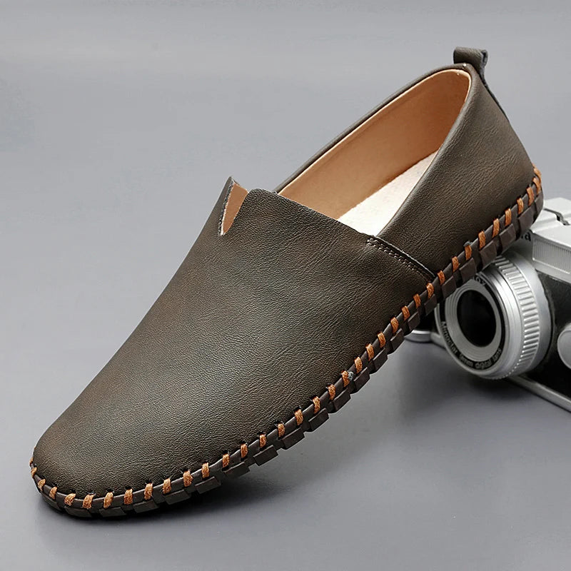Santorini Leder Slipper