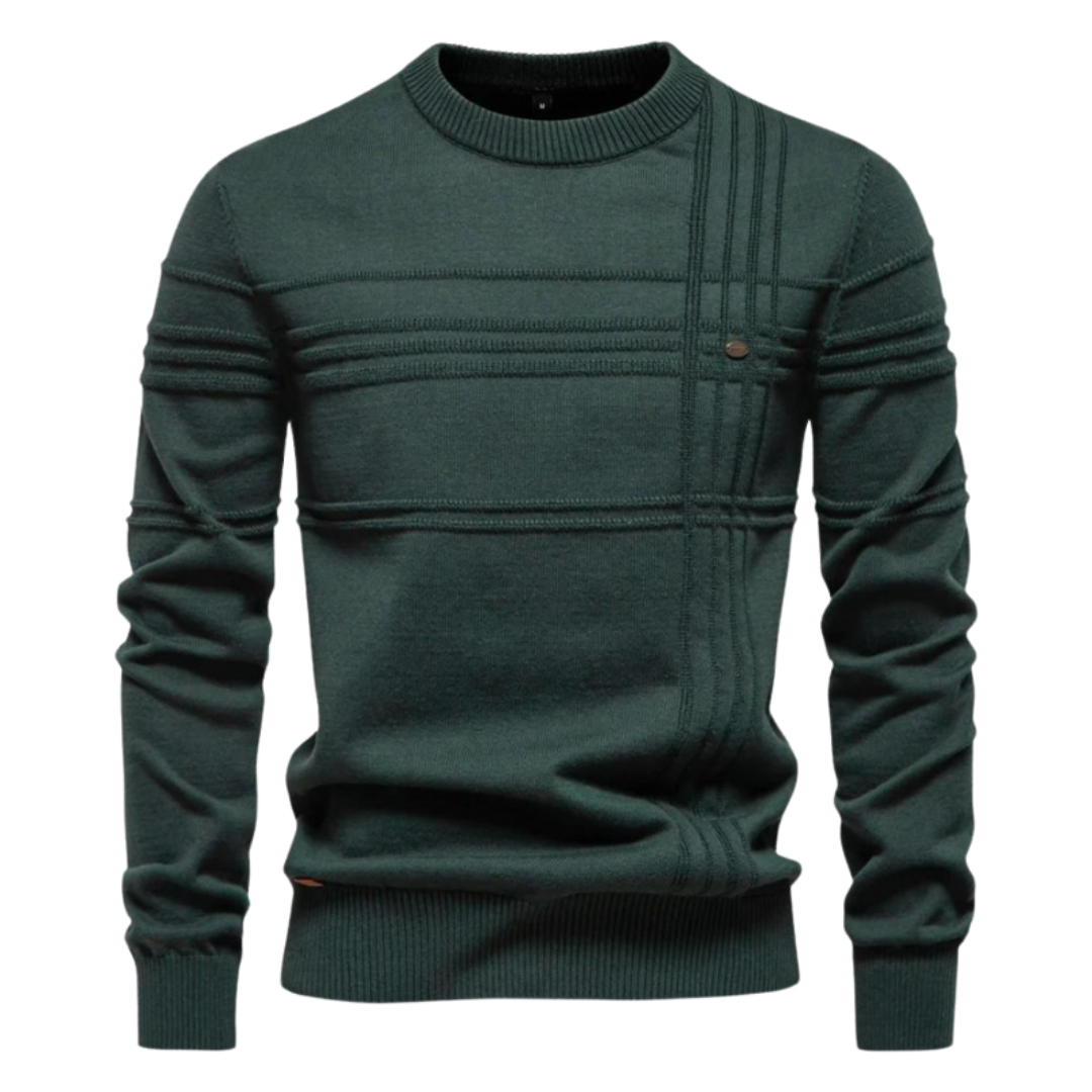 BOSSHARD | Stilvoller Herrenpullover mit Karodesign