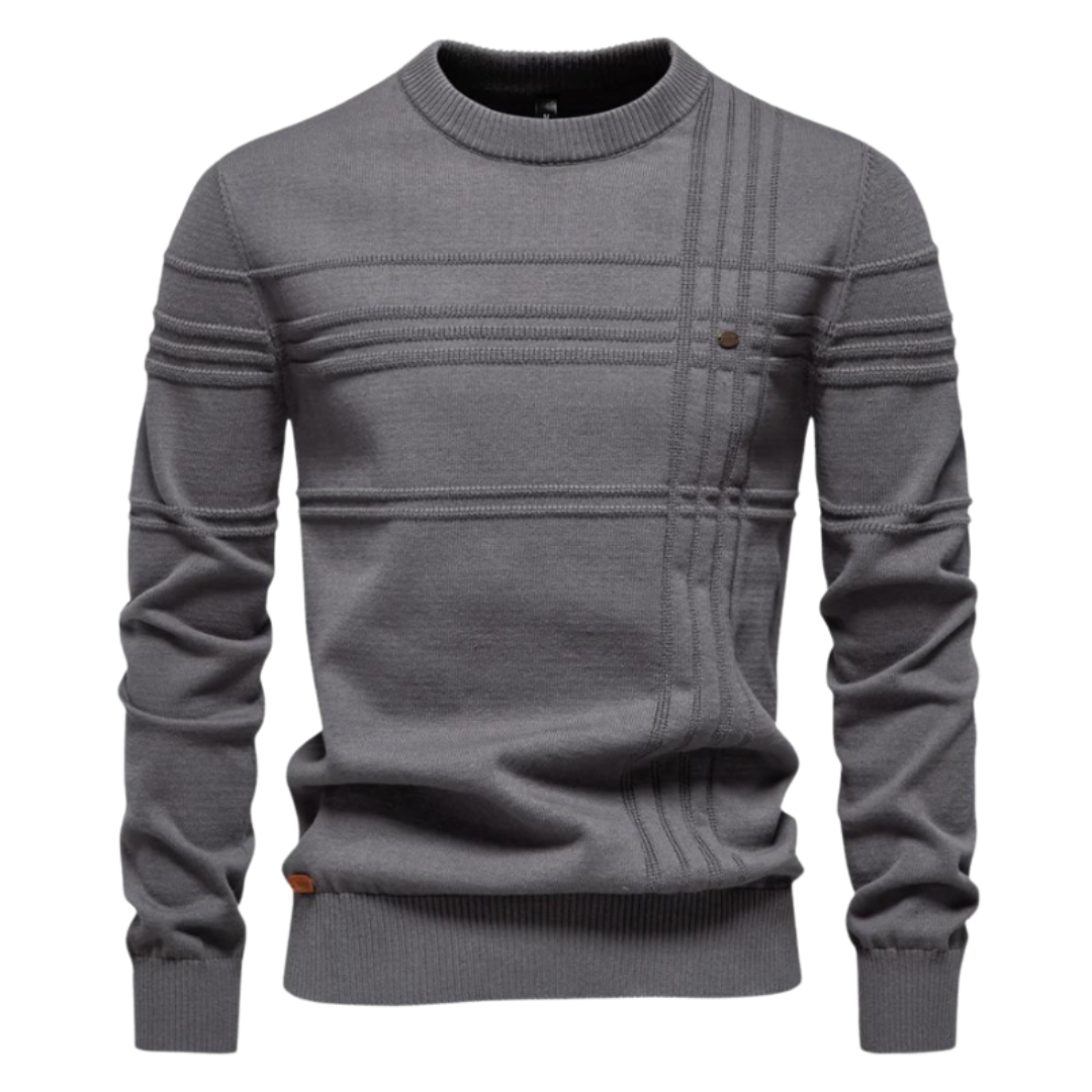 BOSSHARD | Stilvoller Herrenpullover mit Karodesign