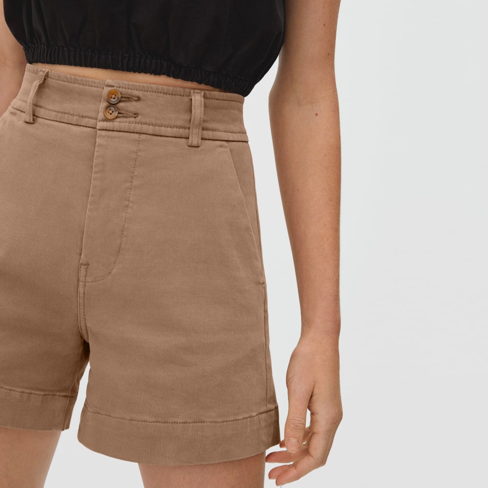 Twill Way-High® Shorts | Braun Ash