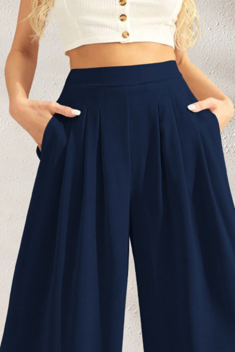 ZY | Weite Hose mit Hohem Bund