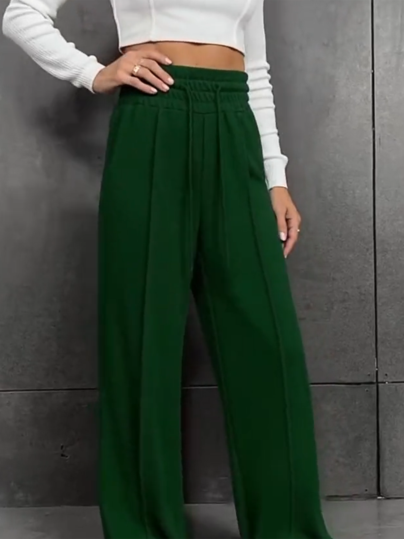 Trish | Straight Loose Sweatpants Wide-leg Pants Outdoor Casual Trousers