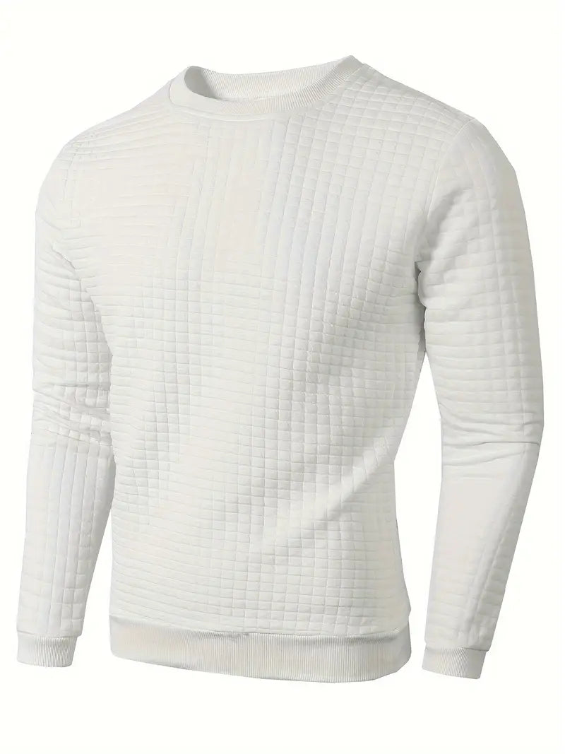 Andreas Herren Pullover – Boho Karo, Langarm, Gemütlich
