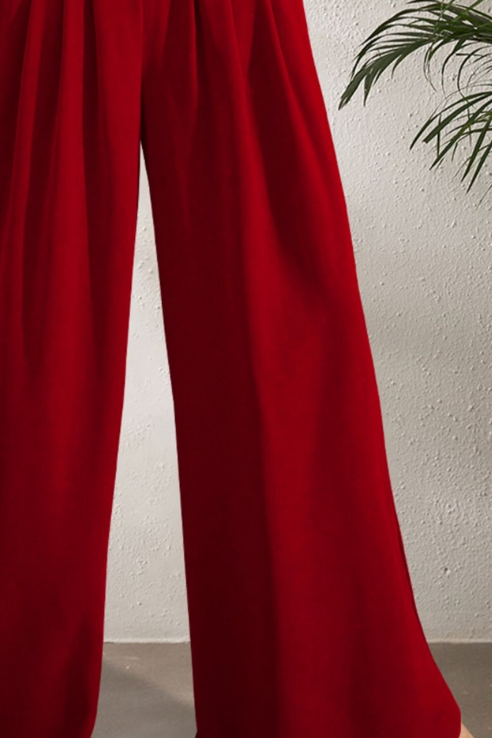 Jueine | Pocketed High Waist Wide Leg Pants