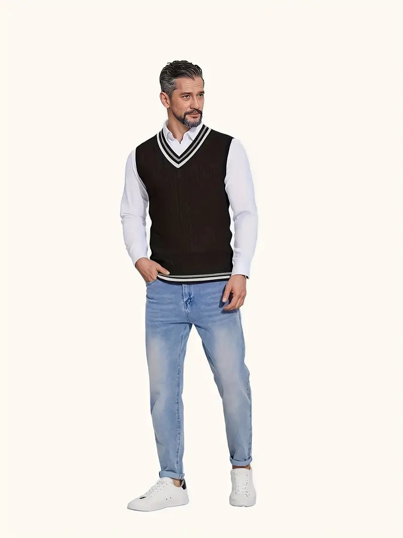 Duane | Ärmelloser Strickpullover