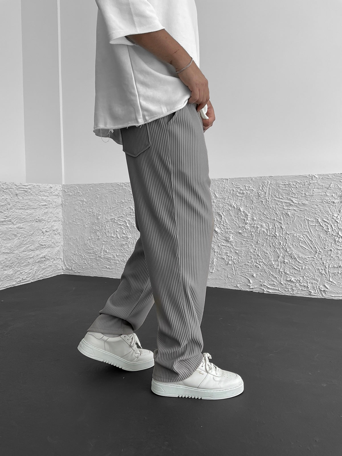 Wigand Comfort Gerippte Elasthan Hose