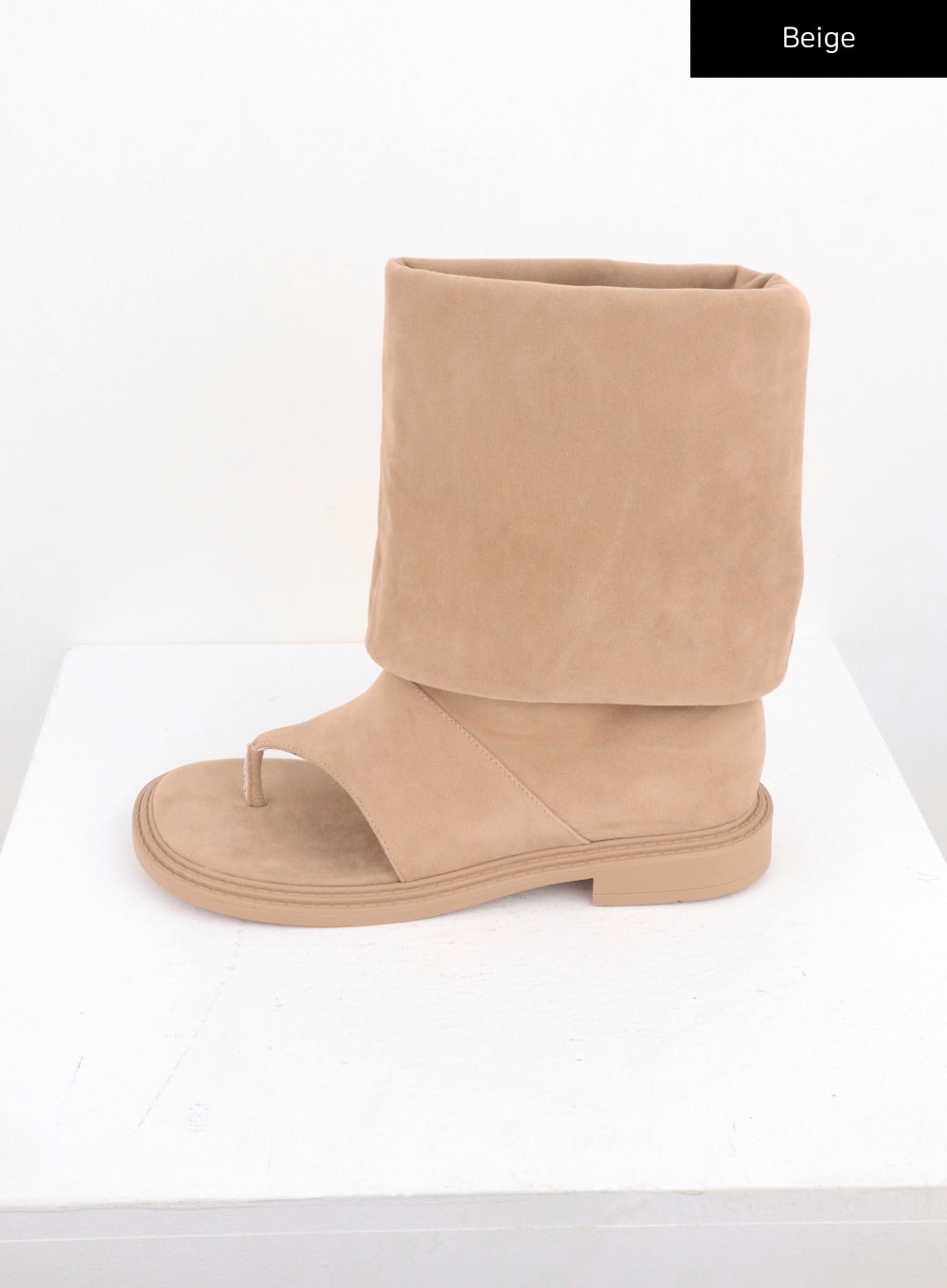 Ausschnitt Zehen Stiefel bis zur Wade CL310