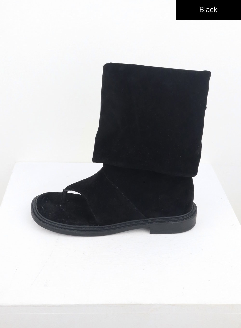 Ausschnitt Zehen Stiefel bis zur Wade CL310