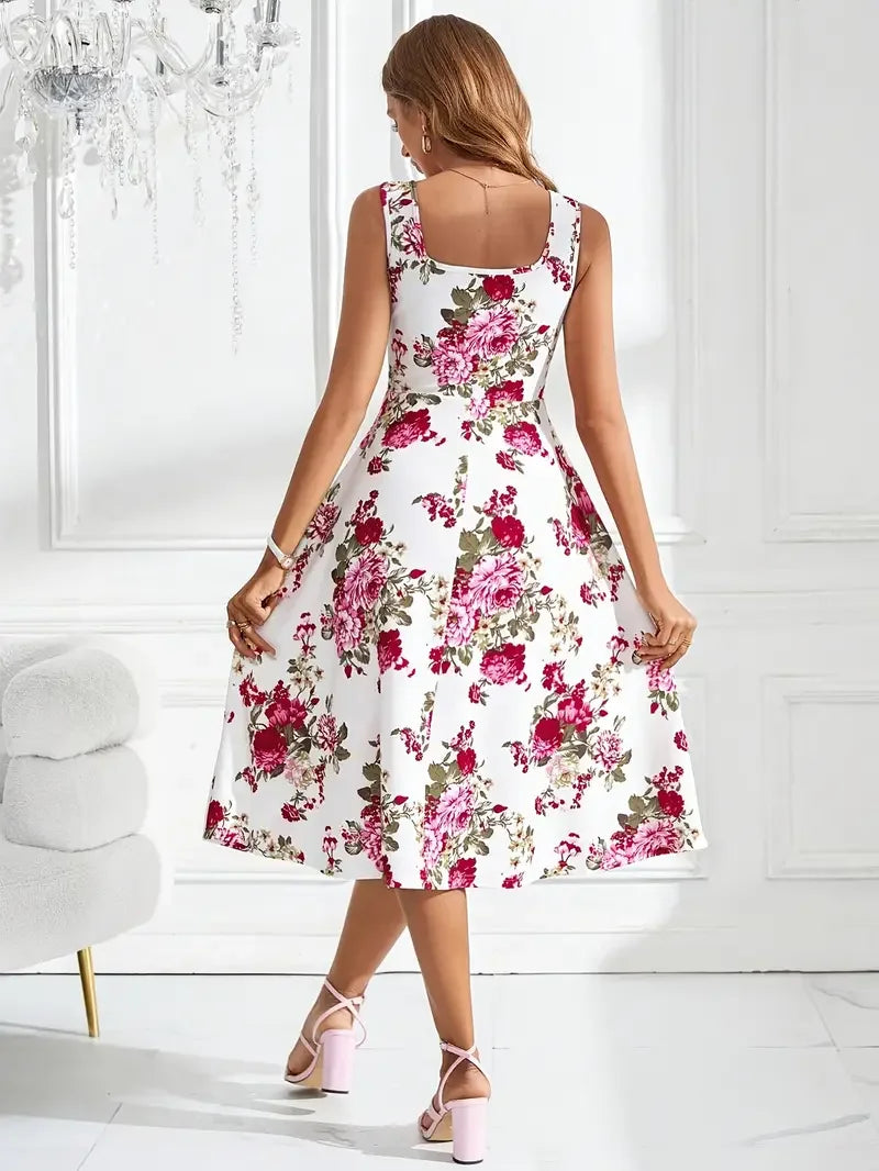 Nikolina Modisches und Elegantes Midi-Kleid
