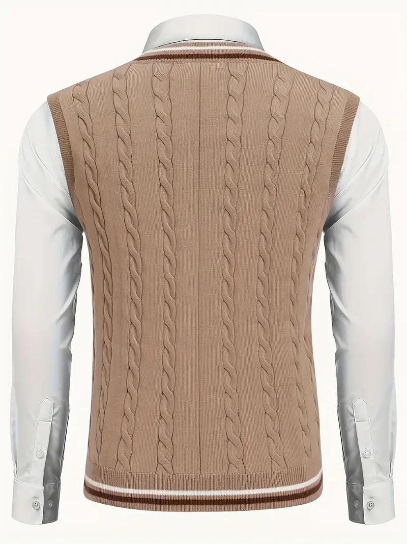 Duane | Ärmelloser Strickpullover