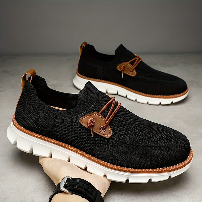 Adam Herren Sneaker – Leicht, Rutschfest, Bequemer Slip-On Sportschuh