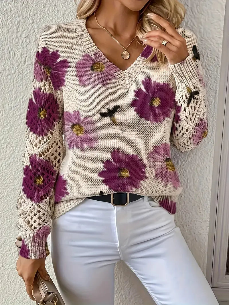 Tatyana Stilvolle Strickjacke Mit V-Ausschnitt