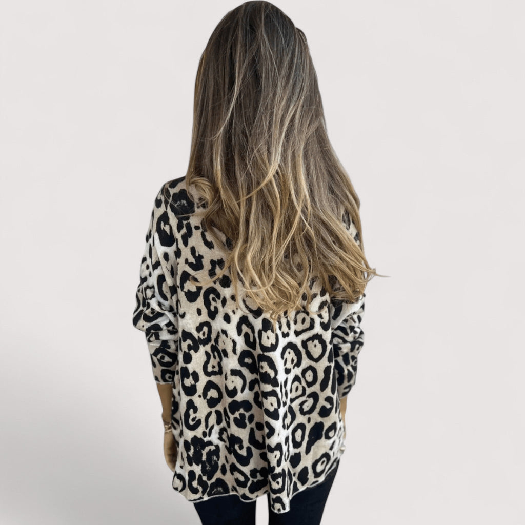 Zlata™ | Legeres Damen-Top mit Leopardenmuster