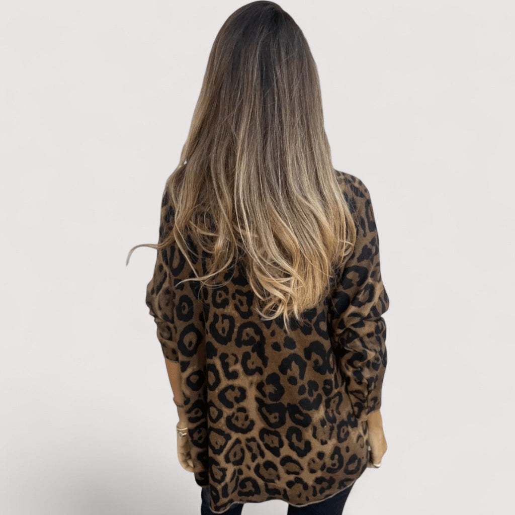 Zlata™ | Legeres Damen-Top mit Leopardenmuster