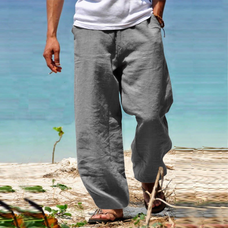 Laurent | Stoffhose mit Kordelzug