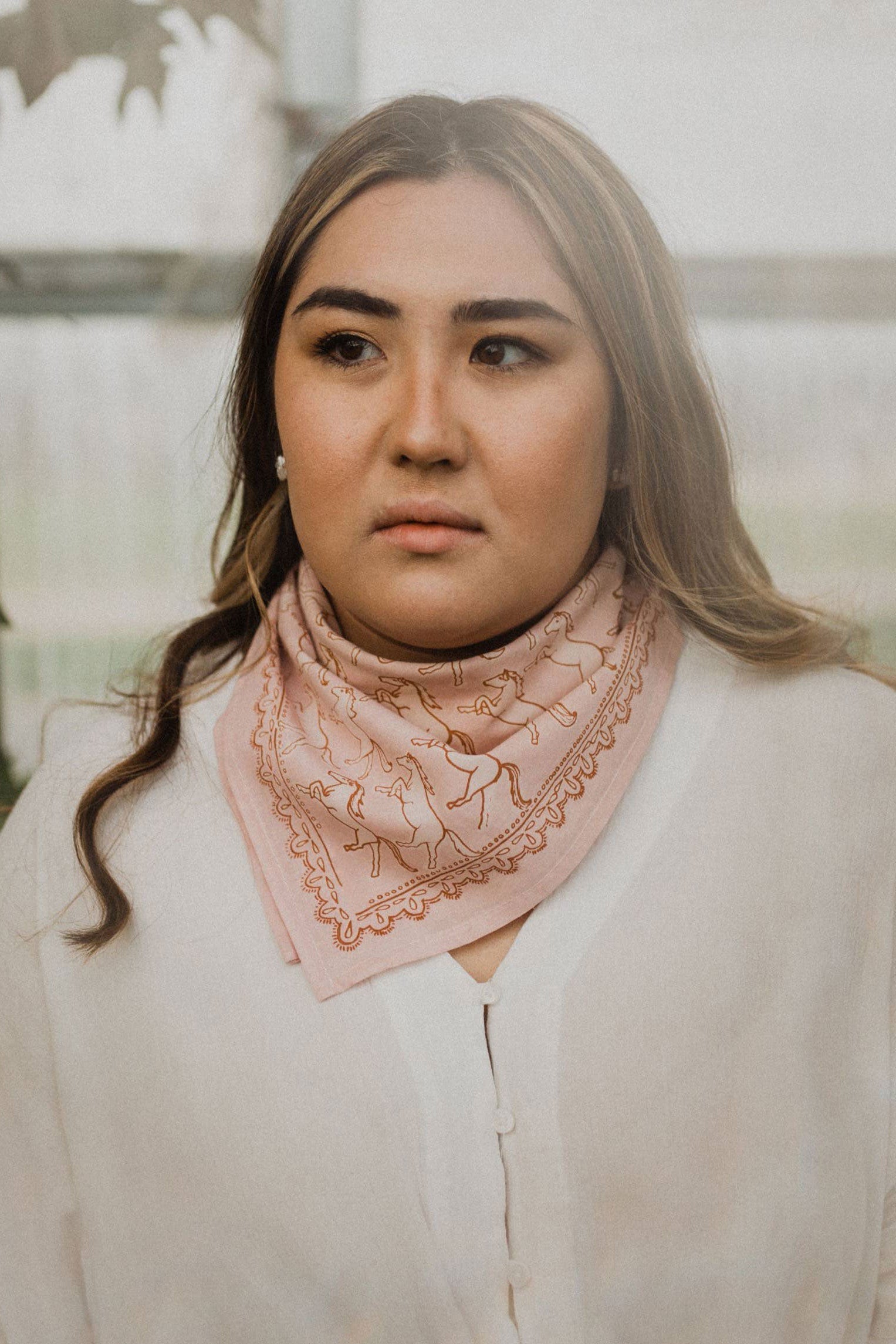 Chustki Bandany - Nr 062 Bandana mit Pferden