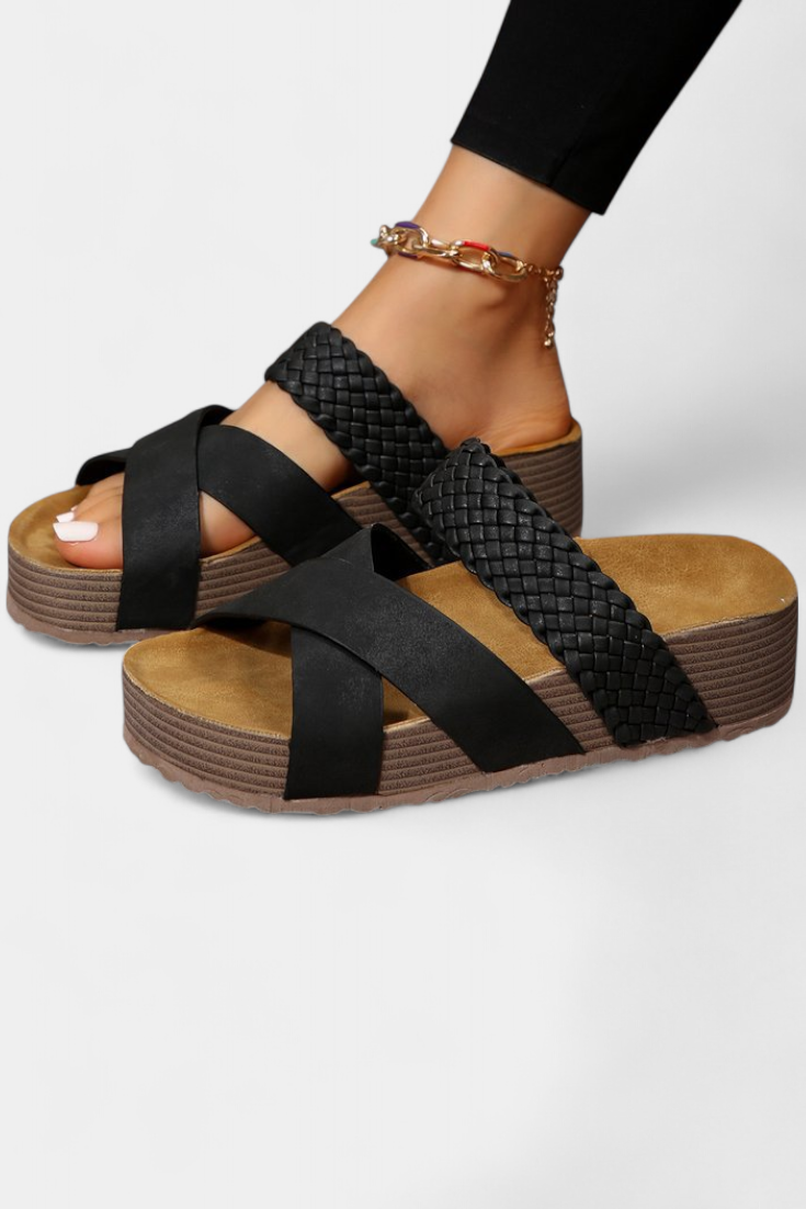 Sioraette | Low-Heel Comfort Slip-On Casual Shoes