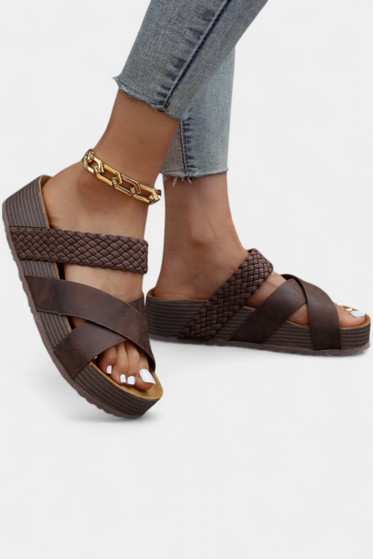 Sioraette | Low-Heel Comfort Slip-On Casual Shoes