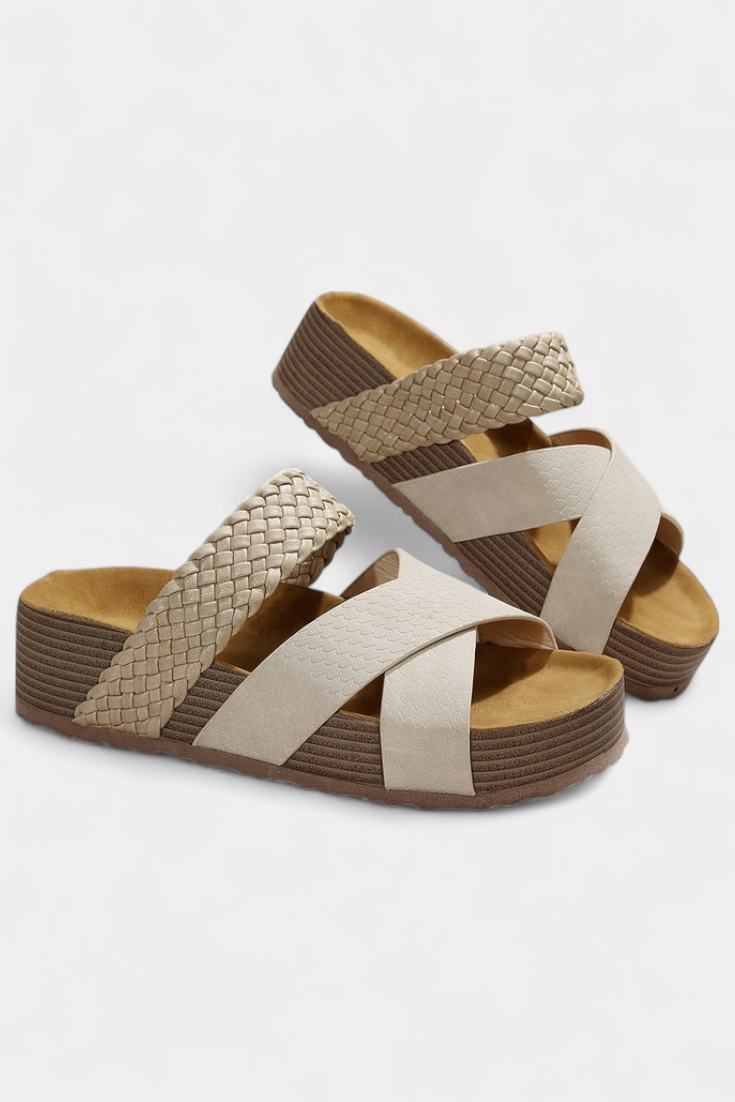 Sioraette | Low-Heel Comfort Slip-On Casual Shoes