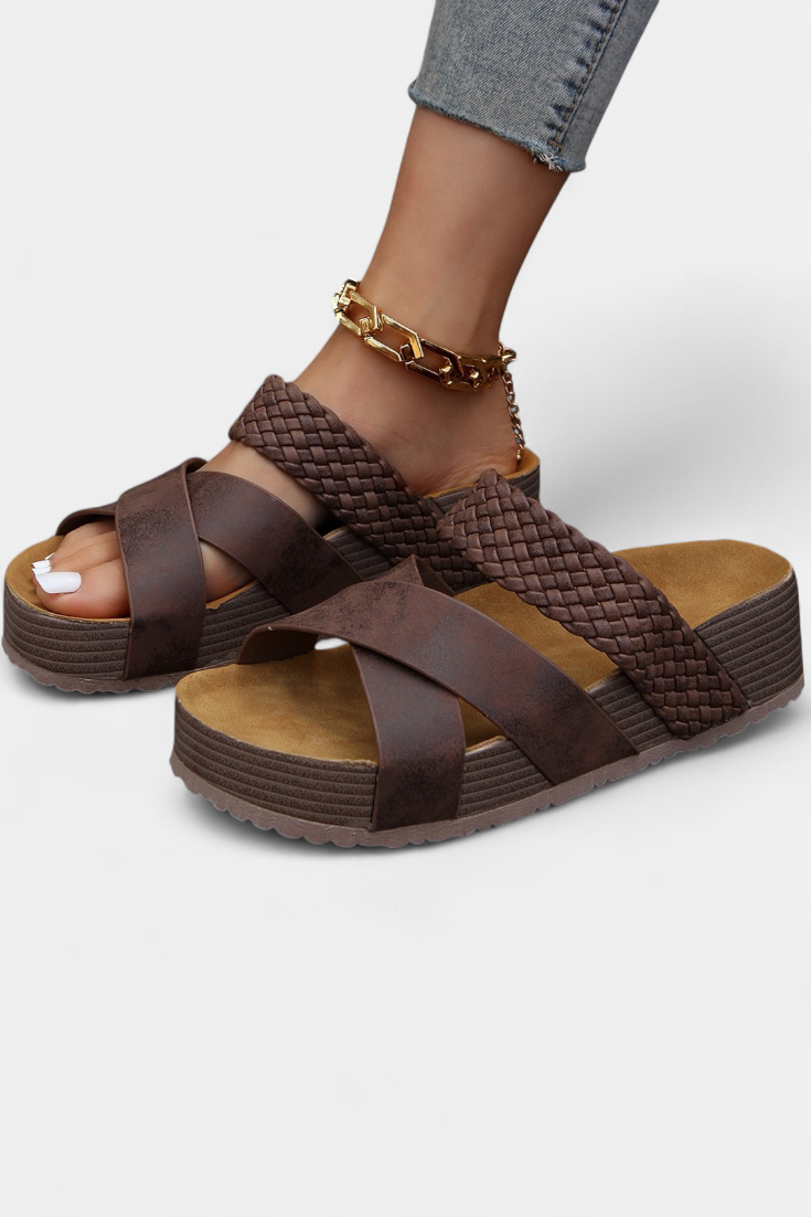 Sioraette | Low-Heel Comfort Slip-On Casual Shoes