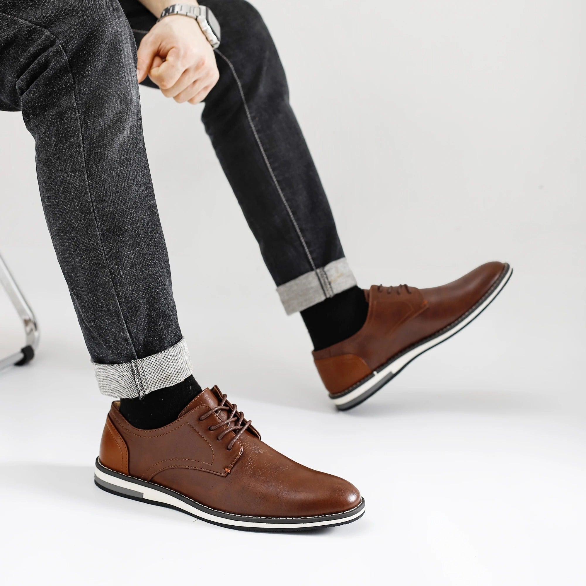 JOHN - Schicke Lederschuhe