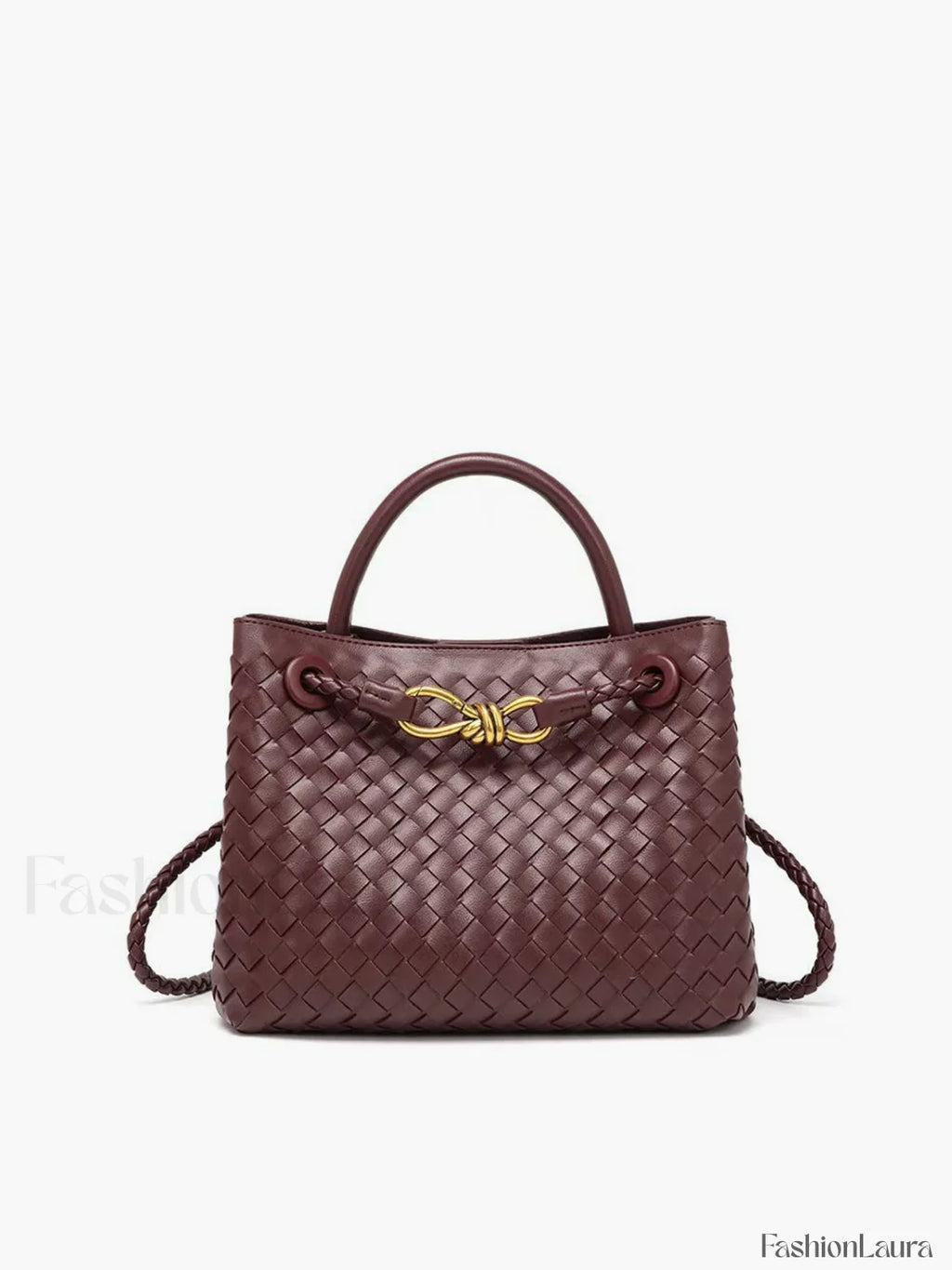 Maoraeva | Metal Twist Detail Handle Bag
