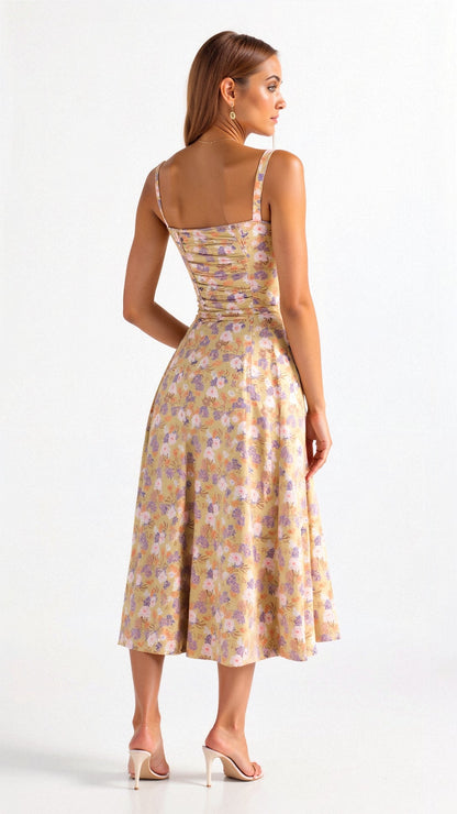 JOSMARA I ELEGANTES KLEID MIT SCHLITZ