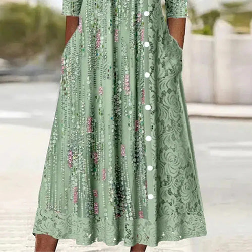 Wiesenfrisch Midi Kleid