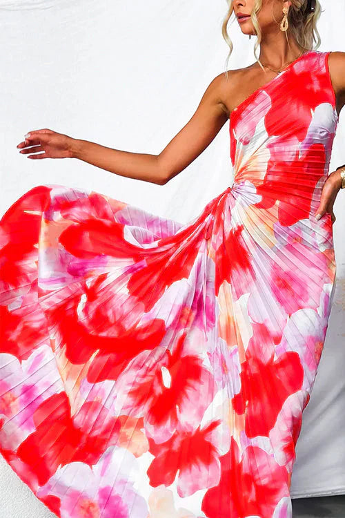 Schickes und raffiniertes langes Kleid