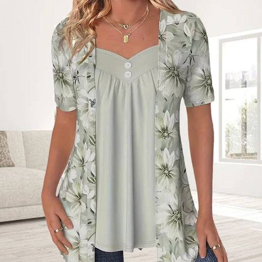 NORBERTA I MODISCHE BLUMENBLUSE