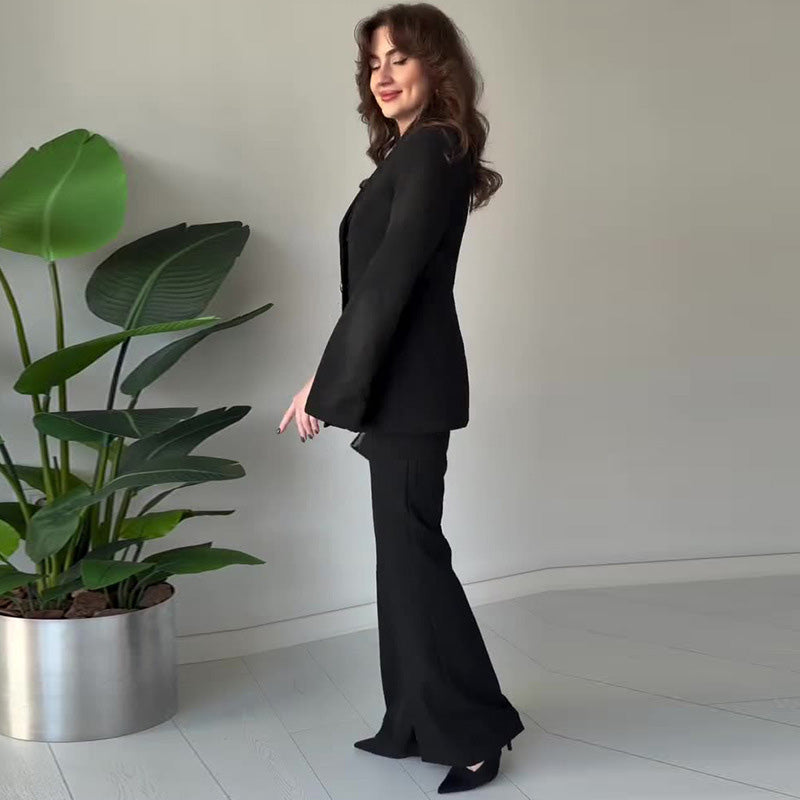 Zara | Blazer und Hose mit geteilten Ärmeln
